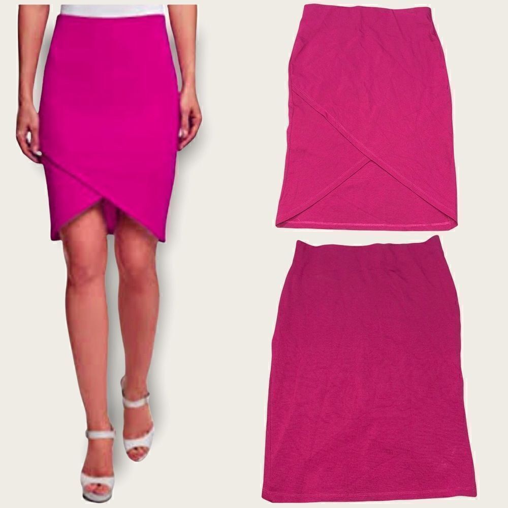 IRIS Rayon Skirt Large dark pink Barbie